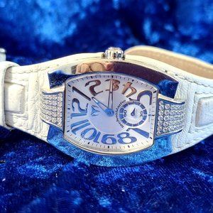 TechnoMarine Stainless Steel & Diamond Bezel Ladies Watch DLRS 00192